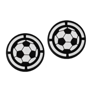 Накладки на Стики 2шт RMC Football Ball PlayStation 5 4 3 2 1 Xbox Series One 360 Switch 2 Black