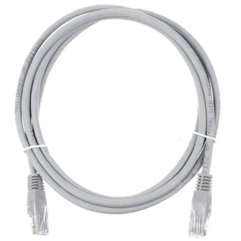 Патч-корд литий FTP, RJ45 2м, кат. 5Е, LSOH (сірий)