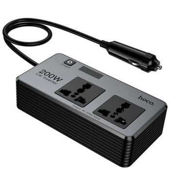 Автомобільний інвертор HOCO Z66 PD66W Black