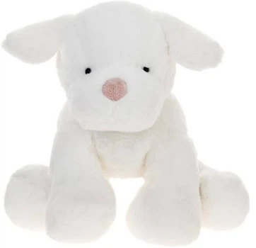Maskotka Beppe Pies Renee 25 cm Biały 13932 (5901703121519)