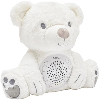 Maskotka Baby Mix Miś puszowy polarny z projektorem i muzyką 53580 (8596164137659)