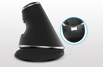 Вертикальная мышь беспроводная Delux M618 PLUS