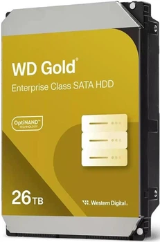 Жорсткий диск WD 26TB 3.5" 7200 512MB SATA Gold (WD261KRYZ)
