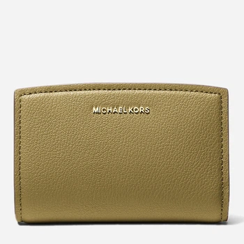 Кошелек женский кожаный для карточек Michael Kors 315693102 Оливковый (1159865150)