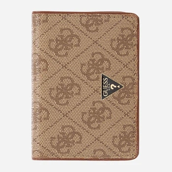 Кошелек женский кожаный для карточек Guess 346911141 Коричневый (1159864751)