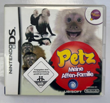 Картридж для Nintendo DS - Petz My Monkey Family, немецкая версия, Б/У