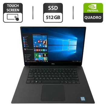 Мобільна робоча станція Dell Precision 5530 / 15.6" (3840x2160) IPS Touch / Intel Core i7-8850H (6 (12) ядер по 2.6 - 4.3 GHz) / 16 GB DDR4 / 512 GB SSD / nVidia Quadro P2000, 4 GB GDDR5, 128-bit / WebCam б/в