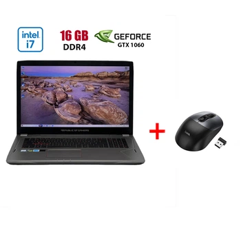 Ігровий ноутбук Б-клас Asus ROG Strix GL702VM-DS74 / 17.3" (1920x1080) IPS / Intel Core i7-7700HQ (4 (8) ядра по 2.8 - 3.8 GHz) / 16 GB DDR4 / 960 GB SSD / nVidia GeForce GTX 1060, 3 GB GDDR5, 192-bit / WebCam б/в + Подарунок Бездротова миша HOCO GM28