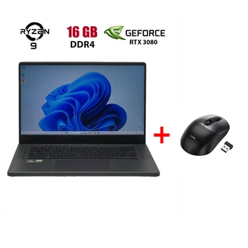 Ігровий ультрабук Asus ROG Zephyrus G15 GA503QS-BS96Q / 15.6" (2560x1440) IPS / AMD Ryzen 9 5900HS (8 (16) ядер по 3.0 - 4.6 GHz) / 16 GB DDR4 / 480 GB SSD / nVidia GeForce RTX 3080, 8 GB GDDR6, 256-bit б/в + Подарунок Бездротова миша HOCO GM28