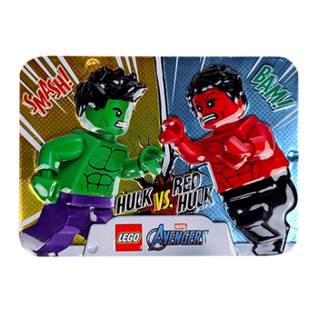 Конструктор Lego Фігурка Hulk vs. Red Hulk Metal Box Super Heroes L0002278