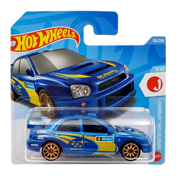 Машинка Базова Hot Wheels Subaru Impreza WRX HW J-Imports 1:64 JJK19 Blue