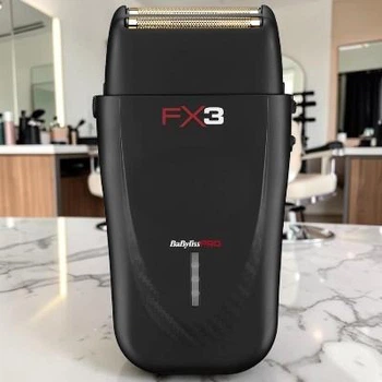 Электробритва-шейвер BaByliss PRO FX3 профессиональная для парикмахеров и барберов, аккумуляторная, 10000 об/мин, до 3 часов работы, LED-индикатор, бесщёточный EDM мотор (EBS3XXF)