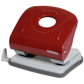 Діркопробивач Norma на 30 аркушів Червоний (4346-01N)