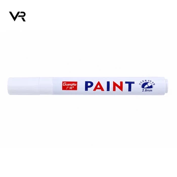 Маркер для шин Paint білий для авто та мотоцикла, водостійка фарба для гуми