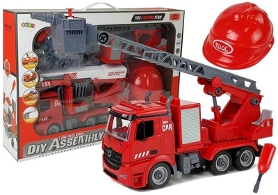 Інтерактивний STEM-конструктор 2 в 1 LEAN Toys рятувальна машина для розбирання (7539) (5904665996980)