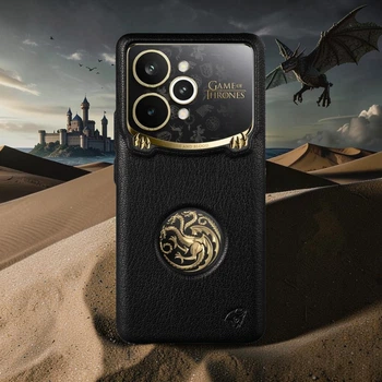 Кожаная накладка Stenk Cover для Realme 15 Pro Game of Thrones (80653)