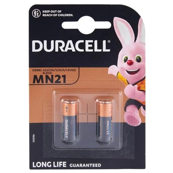 Батарейка DURACELL щелочная A23/MN21, 12V, 2 шт. в блистере