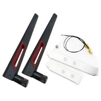 Антенна Wi-Fi 2.4-5ГГц 10дби, с кабелем MHF4, для модулей AX200 AX210 - 536564