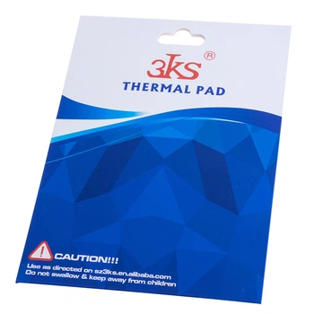 Термопрокладка 1.25mm, 100x100mm, 15W/mk 3KS, 1.25 x 100 x 100 мм - 431689
