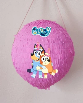 Піньята Малюк Блуї Baby Bluey жовта 40см