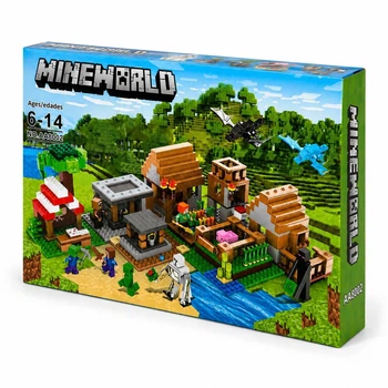 Игровой конструктор Mineworld 8002 Minecraft «Деревня с драконами» на 938 элементов