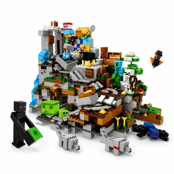 Конструктор Mineworld SJ8806 Minecraft «Шахта приключений» с 8 минифигурками, модульная система сборки