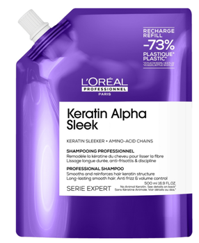 Змінний блок Шампунь L’Oreal Professionnel Paris Keratin Alpha Sleek розгладжувальний 500 мл (3474637335786)