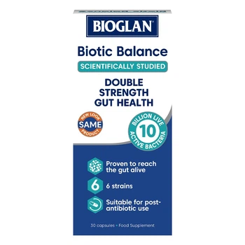 Bioglan Biotic Balance 10 Billion Биоглан Пробиотик Баланс 10 миллиардов для пищеварения 30 капсул