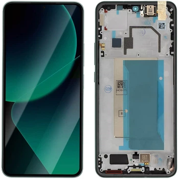 Дисплей Xiaomi 13T/ 13T Pro в зборі з сенсором та рамкою Green service orig