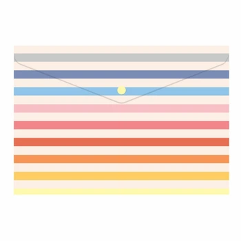 Конверт на кнопке А4 MAXI Pantone "Палитра цветов" 180 мкм непрозрачный цветной (MX32075)