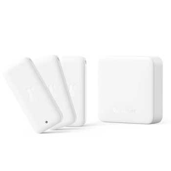 Комплект датчиків температури та вологості SwitchBot Indoor/Outdoor Thermo-Hygrometer з Wi-Fi хабом (3 датчики + Hub) - Б/В