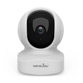 Поворотная IP камера видеонаблюдения Wansview Q5 2K, Wi-Fi, ночное видение, двусторонняя аудиосвязь, датчик движения - Б/У