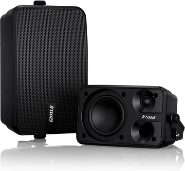Настенная акустическая система Bluetooth Inwa MZ-622 (2 Pack) беспроводные настенные колонки 40W IPX5 с пультом, черные - Б/У