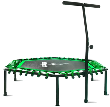 Фитнес батут 130 см для тренировок с ручкой 100 кг PP Mesh Красный AGА SPORT МС0475