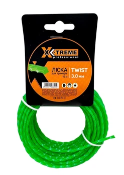 Волосінь для мотокоси X-TREME TWIST 3.0 мм х 15 м кручений квадрат