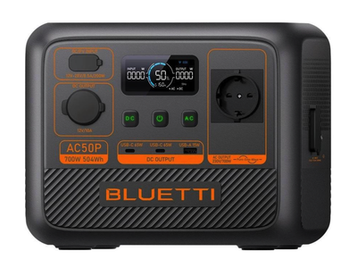Зарядна станція Bluetti AC50P (700 Вт, 504 Вт·год, LiFePO4)