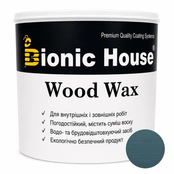 Фарба для дерева WOOD WAX Bionic-House — з ефектом воску, захист від вологи та УФ 10 л Крайола