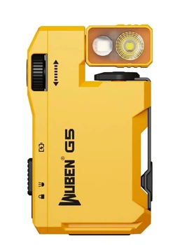 Ліхтар EDC Wuben G5 (400 Люмен, 82 Метри, 450мАг, RGB, Type-C, Магніт) Жовтий