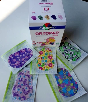 Оклюдер (пластырь) для глаз Ортопад Regular для девочек