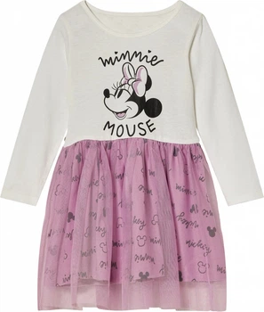 Платье детское Disney Minnie mouse 122/128 белое с розовым