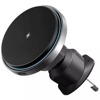 Автомобильный держатель с беспроводной зарядкой Proove Magic Circle Pro|5W-15W Max| Black