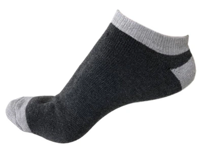Носки махровые хлопок короткие Terry socks Темно-серый