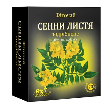 Фиточай "Сены листья измельченные" FitoProduct, 20 ф/п, диетическая добавка