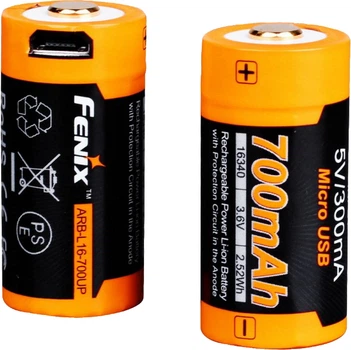 Аккумулятор 16340 Fenix ARB-L16-700UP