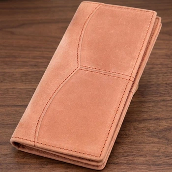 Кошелек Vintage из натуральной винтажной кожи рыжего цвета с монетницей (bg228fash53)