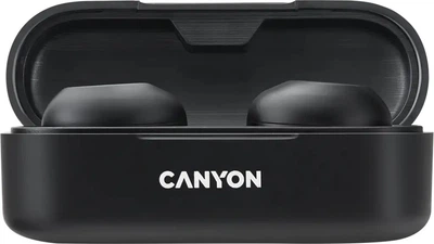 Бездротові навушники Canyon TWS-1 Black (CNE-CBTHS1B)