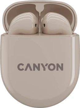 Бездротові навушники Canyon TWS-6 Beige (CNS-TWS6BE)