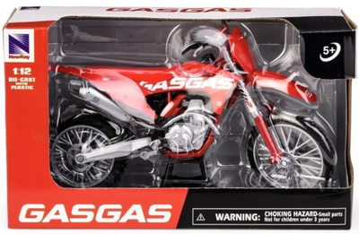 Модель мотоцикла Daffi Gasgas MC450 2021 1:12 Червона M-632 (5905422136328)
