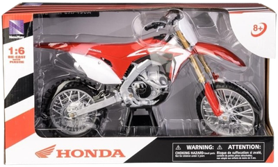 Модель мотоцикла Daffi Honda CRF450R 2018 1:6 Червона M-617 (5905422136175)