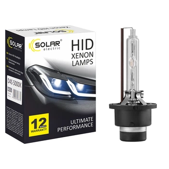 Ксеноновая лампа Solar D4S 5000K, 42V, 35W PK32d-5, 2шт 8415